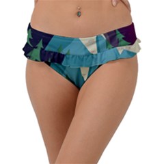 Nature Summer Season Frill Bikini Bottom by Ravend