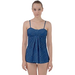 Abstract Geometry Pattern Babydoll Tankini Set by Ravend