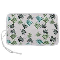Leaves Plant Design Template Pen Storage Case (m) by Ravend