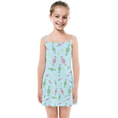 Toffees Candy Sweet Dessert Kids  Summer Sun Dress by Ravend