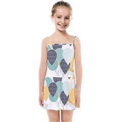 Abstract Balloon Pattern Decoration Kids  Summer Sun Dress by Ravend