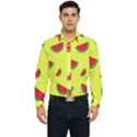 Watermelon Pattern Wallpaper Men s Long Sleeve  Shirt View1