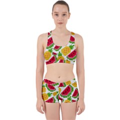 Watermelon Pattern Fruit Summer Work It Out Gym Set by Wegoenart