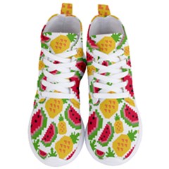 Watermelon Pattern Fruit Summer Women s Lightweight High Top Sneakers by Wegoenart