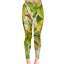 Pear Fruit Tree Organic Pattern Leggings  View1