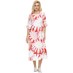 Candy Double Cuff Midi Dress by artworkshop