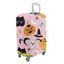 Pumpkin Cat Pattern Skull Luggage Cover (Small) View2