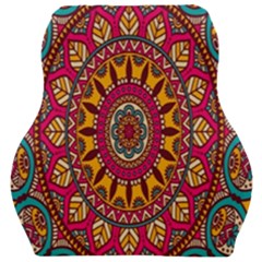 Buddhist Mandala Car Seat Velour Cushion  by nateshop