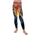 Himalaya Mountains Landscape  Nature Kids  Lightweight Velour Leggings View1