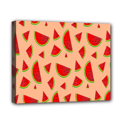 Fruit-water Melon Canvas 10  X 8  (stretched) by nateshop