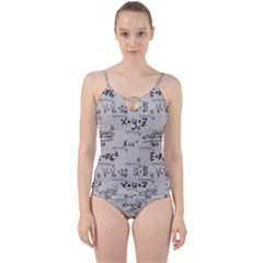 Pattern Wallpaper Math Formula Albert Einstein Cut Out Top Tankini Set by danenraven