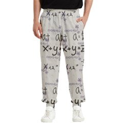 Pattern Wallpaper Math Formula Albert Einstein Men s Elastic Waist Pants by danenraven