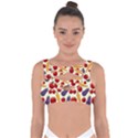 Vegetable Food Illustration Patterntexture Bandaged Up Bikini Top View1