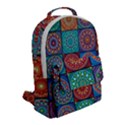 Mandala Art Flap Pocket Backpack (Small) View2