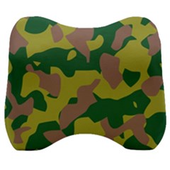 Pattern-camaouflage Velour Head Support Cushion by nateshop