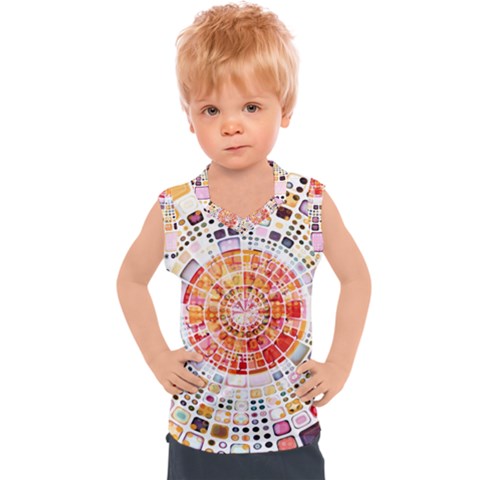 Internet Data Storage Online Kids  Sport Tank Top by Wegoenart