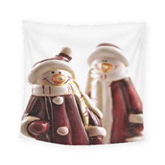 Christmas Figures 11 Square Tapestry (small) by artworkshop