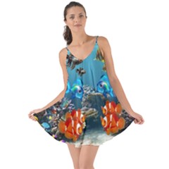 Aquarium Fish Tank Sea Life Love The Sun Cover Up by Wegoenart