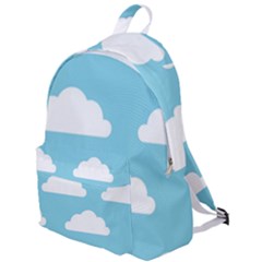 Clouds Blue Pattern The Plain Backpack by ConteMonfrey