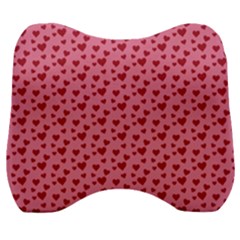 Cute Little Hearts Velour Head Support Cushion by ConteMonfrey