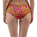 Cherries Fruit Food Neon Texture Fluorescent Reversible Mid-Waist Bikini Bottoms View4