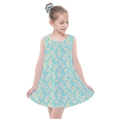 Contrasting Leaves Kids  Summer Dress by ConteMonfrey