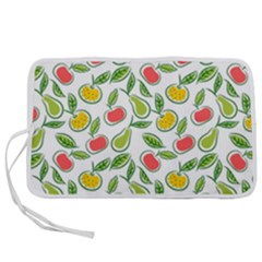 Fruit Fruits Food Illustration Background Pattern Pen Storage Case (s) by Ravend