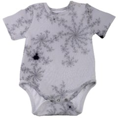 Almond Bread Apple Males Mandelbrot Mathematic Baby Short Sleeve Onesie Bodysuit by danenraven