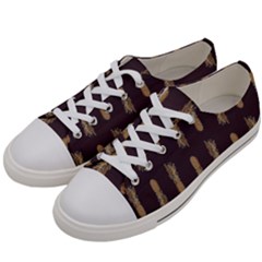 King Pineapple Men s Low Top Canvas Sneakers by ConteMonfrey