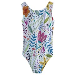 Flowers Kids  Cut-out Back One Piece Swimsuit by nateshop