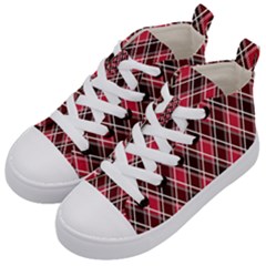 Geometric Kids  Mid-top Canvas Sneakers by nateshop