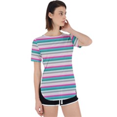 Stripes Perpetual Short Sleeve T-shirt by nateshop