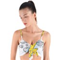 Storm Thunder Lightning Light Flash Cloud Woven Tie Front Bralet View1