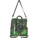 Forest Woods Nature Landscape Tree Crossbody Backpack View3