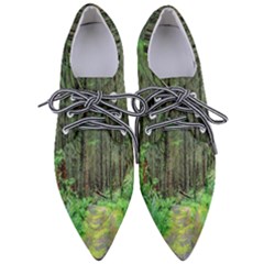 Forest Woods Nature Landscape Tree Pointed Oxford Shoes by Celenk