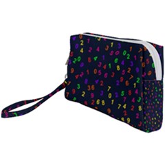 Number Digit Learning Education Wristlet Pouch Bag (small) by Wegoenart