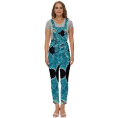 Mandelbrot Apple Fractal Abstract Women s Pinafore Overalls Jumpsuit by Wegoenart