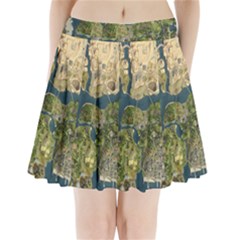 Map Illustration Grand Theft Auto Pleated Mini Skirt by danenraven