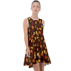 Thanksgiving Frill Swing Dress by nateshop