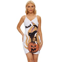 Halloween Wrap Tie Front Dress by Sparkle