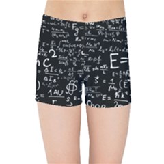 Science Einstein Formula Mathematics Physics Kids  Sports Shorts by danenraven