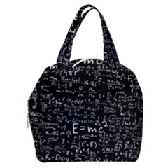 Science Einstein Formula Mathematics Physics Boxy Hand Bag by danenraven