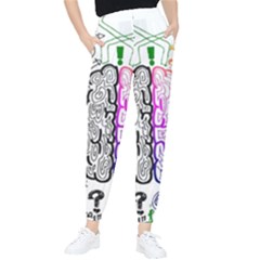 Anatomy Brain Head Medical Psychedelic  Skull Tapered Pants by danenraven