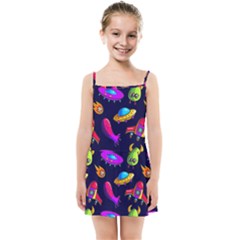 Space Pattern Kids  Summer Sun Dress by Ravend