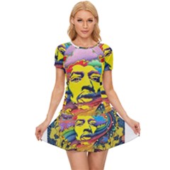 Psychedelic Rock Jimi Hendrix Women s Sports Wear Set by Jancukart