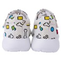 Dog Paw Seamless Pattern Footprint Bone Women s Velcro Strap Shoes View4