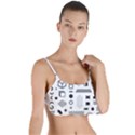 Pattern Hipster Abstract Form Geometric Line Variety Shapes Polka Dots Fashion Style Seamless Layered Top Bikini Top  View1