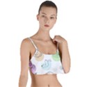 Cartoon-bird-cute-doodle-bird Layered Top Bikini Top  View1