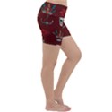 Tattoo-old-school-background-pattern Lightweight Velour Yoga Shorts View3