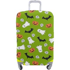 Pattern Seamless Halloween Fall Luggage Cover (large) by Wegoenart